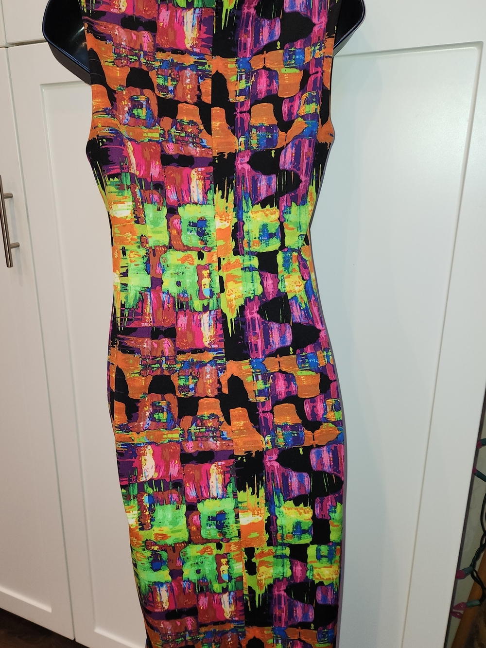 🍉Joseph Ribkoff Abstract Midi Dress - Picture 7 of 8